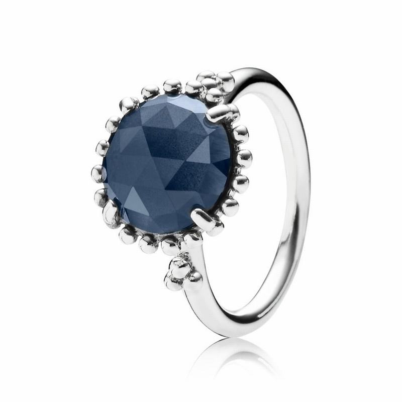 Pandora Australia Midnight Star Stackable Ring - Sterling Silver | ZGIRQV135